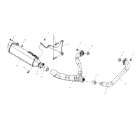 Engine, Exhaust System V01cs15da