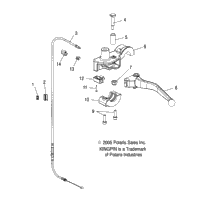 Steering, Clutch Lever Asm. All Options