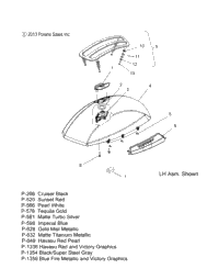 Body, Saddlebag Asm., Lid All Options