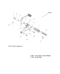 Chassis, Footpeg, R.H