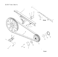 Drive Train, Drive Sprocket, Belt, & Guards