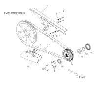 Drive Train, Drive Sprocket & Belt & Guards All Options