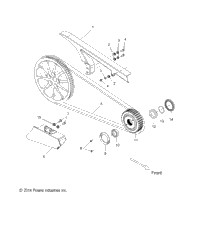 Drive Train, Drive Sprocket, Belt, & Guards All Options