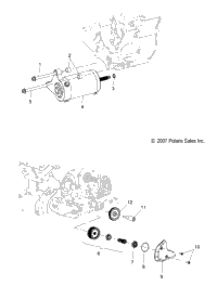 Engine, Starting System All Options