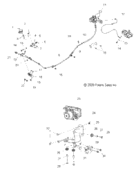Brakes, Brake Lines, Rear W/Abs All Options