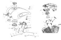 Fuel System, Fuel Tank, Lines & Throttle Body /All Options