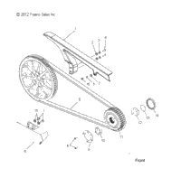 Drive Train, Drive Sprocket & Belt & Guards