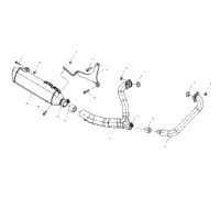 Engine, Exhaust System V00cs15dc