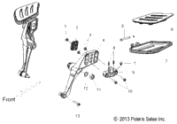 Chassis, Floorboard/Footpeg, Passenger All Options