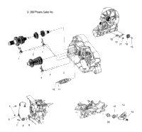 Drive Train, Shift Forks/Drum All Options