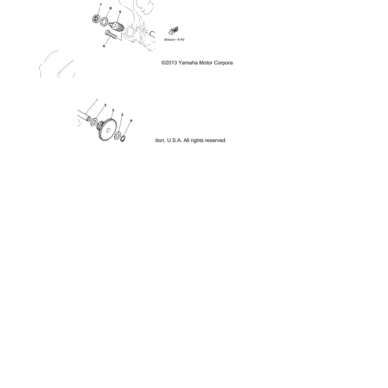 Tachometer Gear