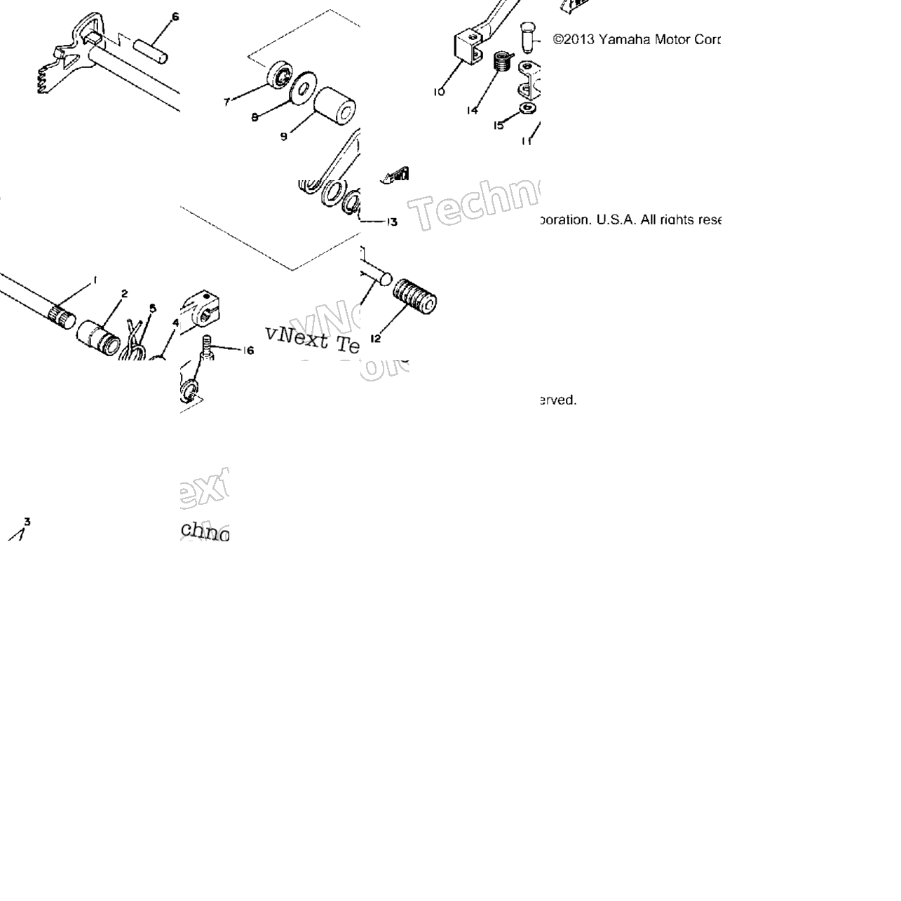 Shift Shaft - Pedal
