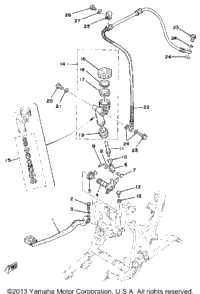 Brake Pedal-Rear Master Cylinder