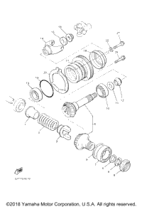 Middle Drive Gear