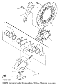 Rear Brake Caliper