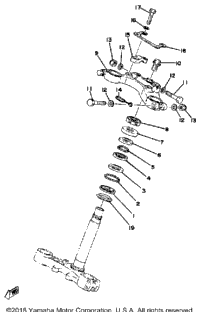 Steering Yz250c
