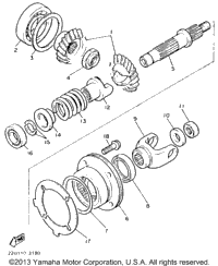 Middle Drive Gear