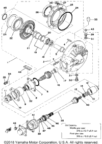 Final Drive Gear - Drive Shaft