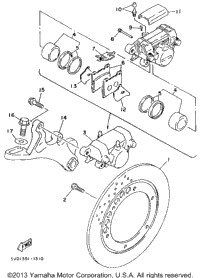 Rear Brake Caliper