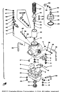Carburetor Yz125e - F