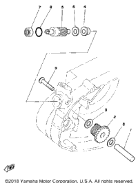 Tachometer Gear