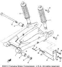 Rear Arm - Rear Cushion - Chain Case