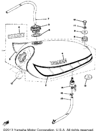 Fuel Tank Yz100d