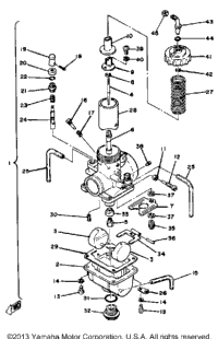 Carburetor Yz125g
