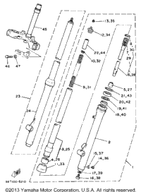 Front Fork (Yz80n)