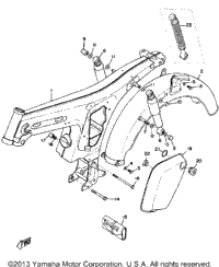 Frame - Rear Cushion - Rear Fender
