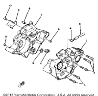 Crankcase-Yz60h - J - K