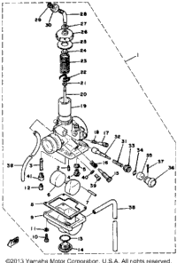 Carburetor Mx100h - J - K