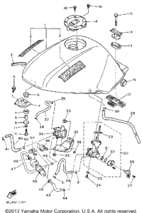 Fuel Tank Noncalifornia Model