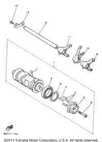Shift Cam Shift Fork