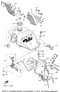 Fuel Tank (Non-California Model)