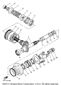 Middle Drive Gear