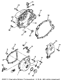 Crankcase Cover Xt200k - Kc