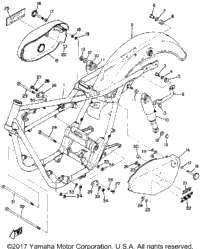 Frame, Rear Cushion And Rear Fender