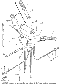 Steering Handle - Cable