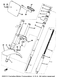 Front Fork - Front Fender