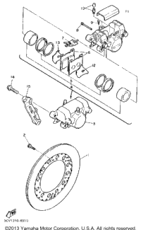 Rear Brake Caliper