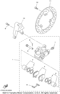 Rear Brake Caliper