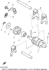 Shift Cam - Shift Fork