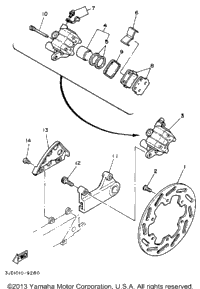 Rear Brake Caliper