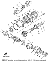 Middle Drive Gear