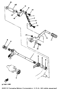 Shift Shaft - Pedal