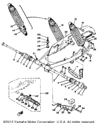Rear Arm - Rear Cushion - Chain Case