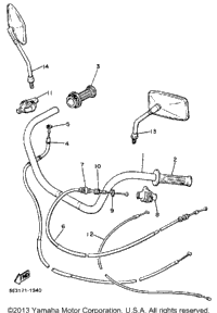 Handlebar Cable