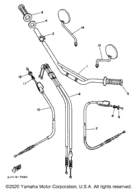 Steering Handle Cable