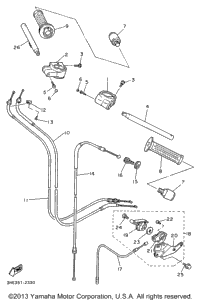 Steering Handle Cable